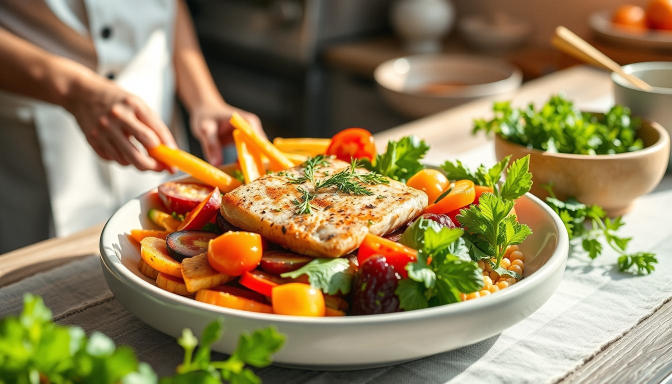 Freshly baked homemade cake in a kitchen setting