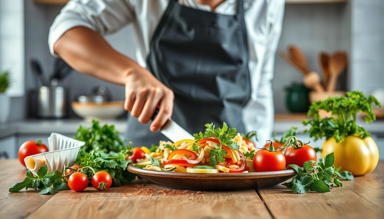 Fresh ingredients and home cooking inspiration