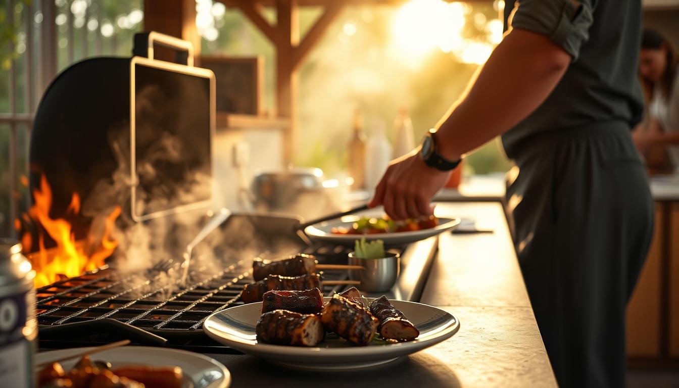 Fresh seasonal ingredients arranged for home cooking